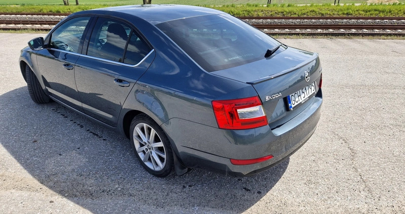 Skoda Octavia cena 52275 przebieg: 142000, rok produkcji 2016 z Brusy małe 22